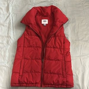 Orange Puffer Vest